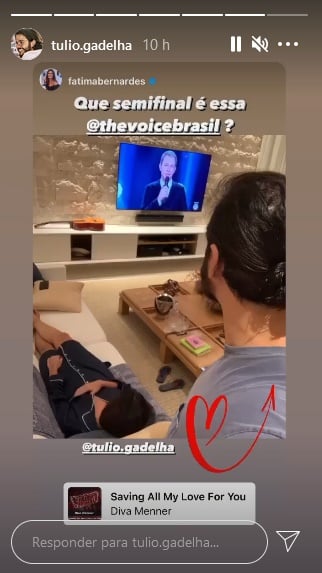 Publicação de Túlio Gadêlha (Foto: Reprodução)