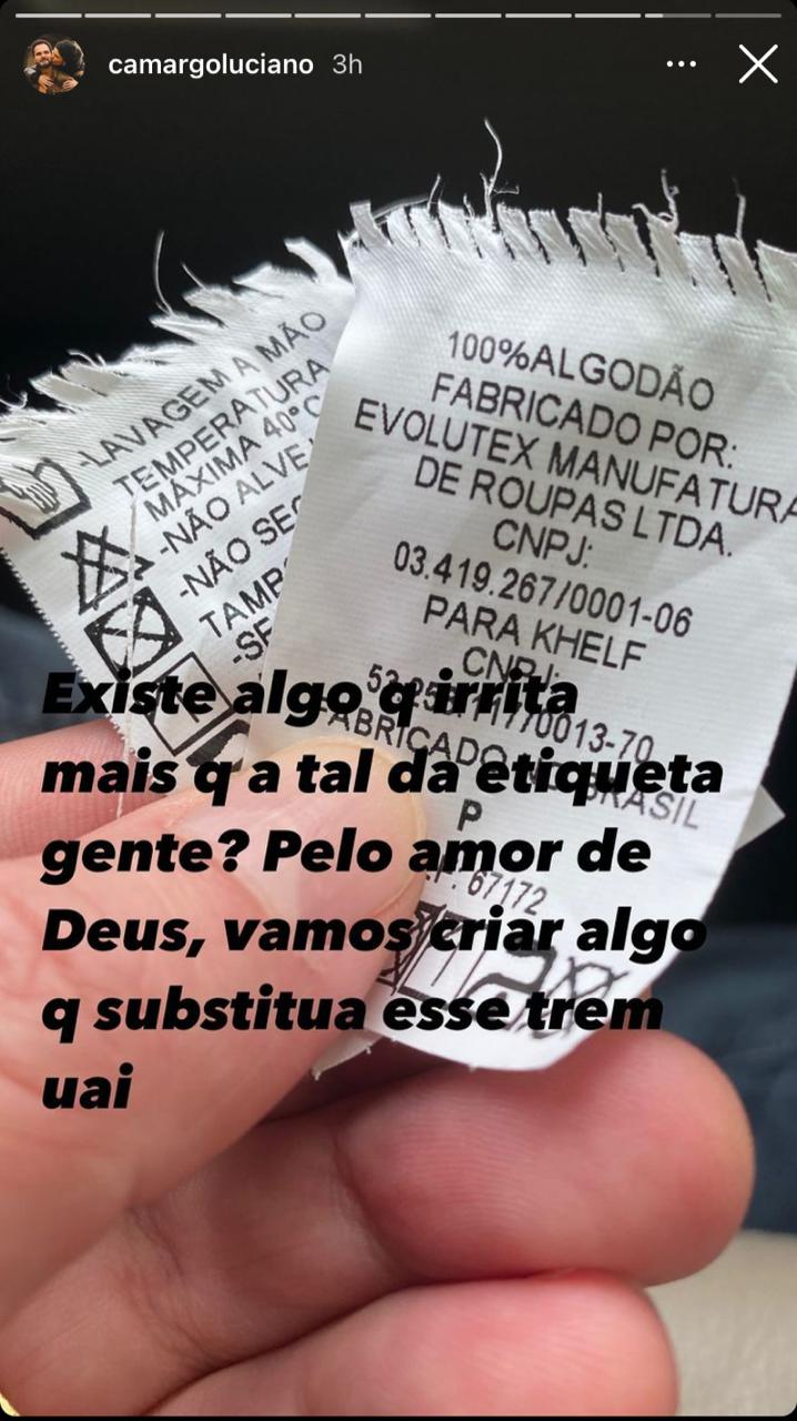 Luciano Camargo desabafa sobre ódio nas redes sociais (Foto: Reprodução/Instagram)