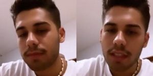 Zé Felipe confirmou estar com covid-19 mais uma vez (Foto: Reprodução)