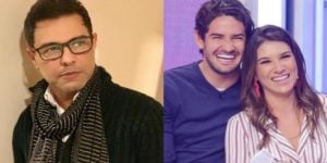 Zezé Di Camargo mandou um recado para Alexandre Pato após explodir polêmica com Rebeca Abravanel (Foto: Reprodução)