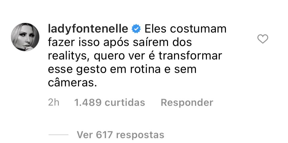 Antônia Fontenelle mandou recado para a ex-peoa de A Fazenda 12 