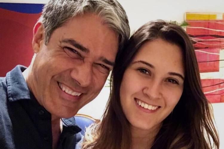 William Bonner e a filha, Beatriz Bonemer 