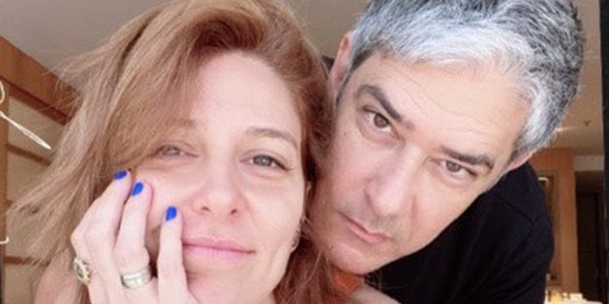 William Bonner e Natasha Dantas (Foto: Reprodução)