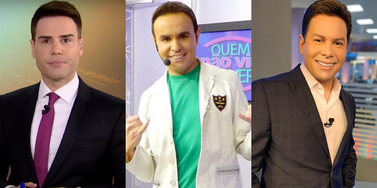 Luiz Bacci, Caco Rodrigues e Marcão do Povo (Foto: Montagem TVFoco)