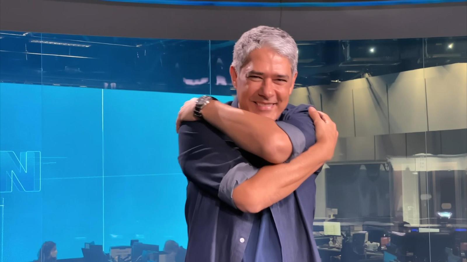 William Bonner em vinheta de final de ano da Globo (Foto: Reprodução / Globo)