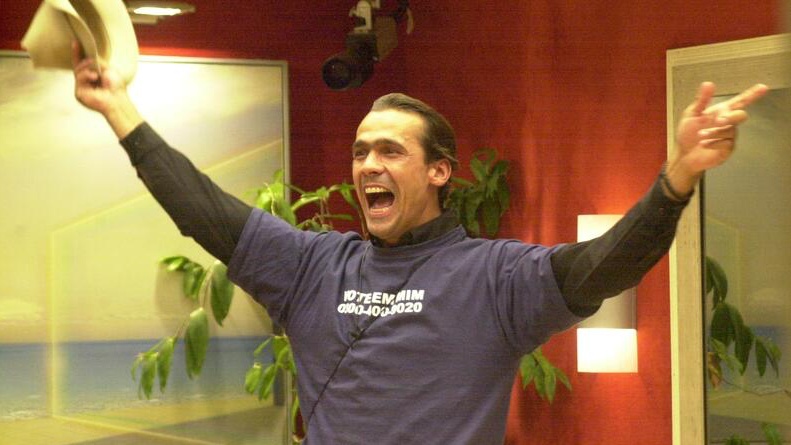 Rodrigo Cowboy foi o grande campeão do BBB2 (Foto: Reprodução/Globo)