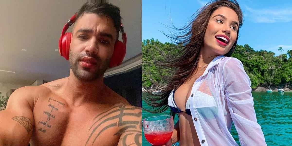 Gusttavo Lima e Camila Landim (Foto: Reprodução)