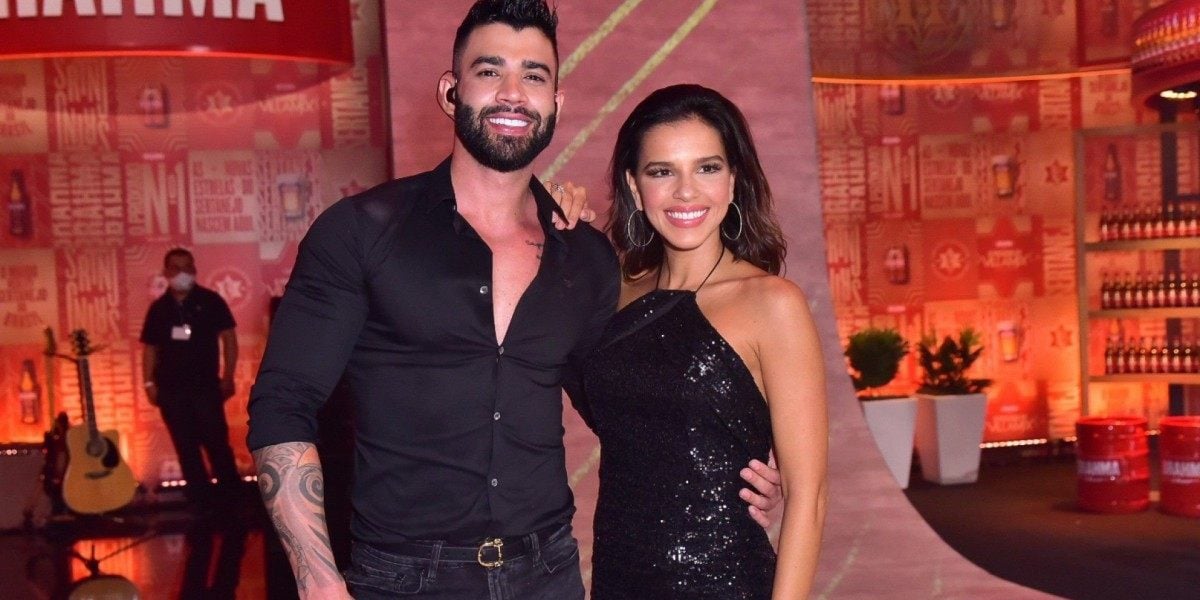 Gusttavo Lima e Mariana Rios (Foto: Leo Franco/AgNews)