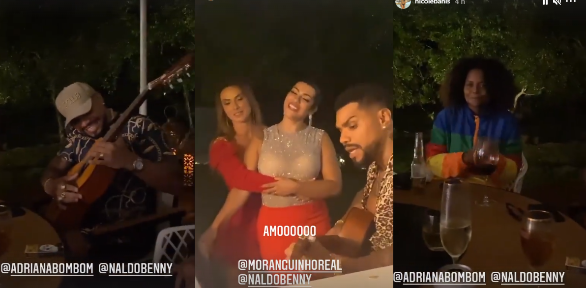 Nicole Bahls deu festa (Foto: Reprodução)