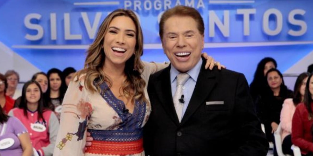 Patrícia Abravanel e Silvio Santos (Foto: Divulgação/SBT)