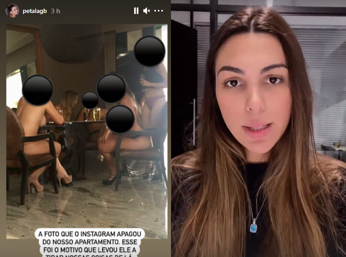 Pétala Barreiros mostrou tudo (Foto: Reprodução)