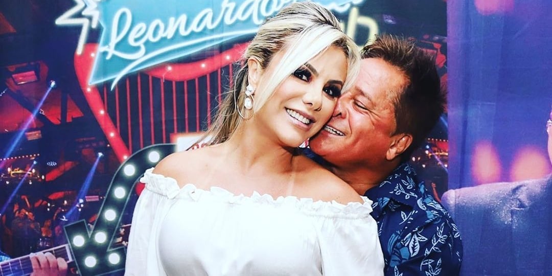 Poliana Rocha e Leonardo (Reprodução) 