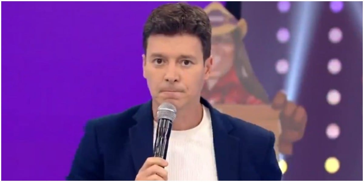 Rodrigo Faro em seu programa na Record - Foto: Reprodução