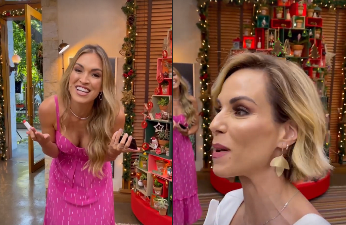 Ana Furtado recebeu Talitha (Foto: Reprodução) Globo