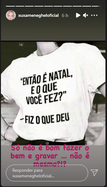 Xuxa postou indireta nas redes sociais e alguns acreditam que seja para Antônia Fontenelle por ter criticado Raissa Barbosa (Foto: Reprodução)