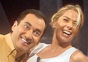 Jorge Kajuru e Adriane Galisteu 