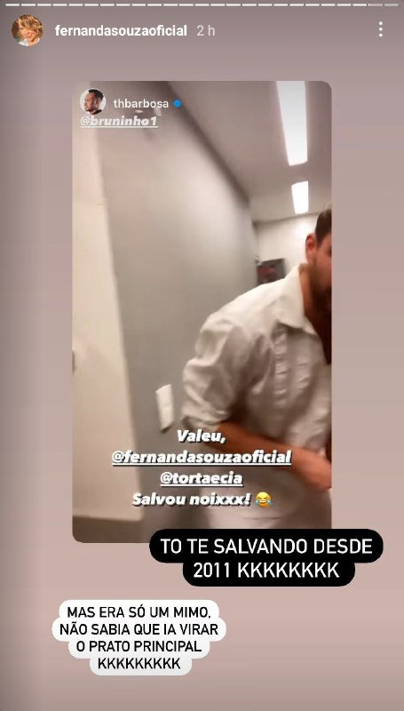 Fernanda Souza mandou um recado para Thiaguinho (Foto: Reprodução)