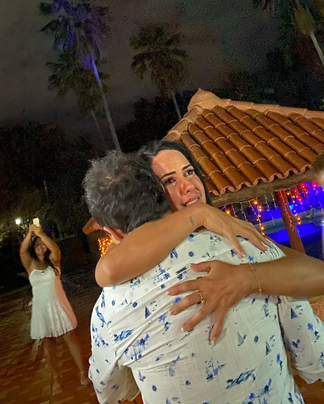 Graciele Lacerda chorou muito na virada de ano (Foto: Reprodução/Instagram)