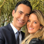 César Tralli ao lado da esposa, Ticiane Pinheiro (Foto: Reprodução)