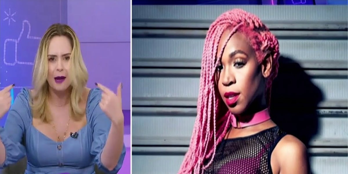 Ana Paula Renault detonou Karol Conká no SBT (Foto: Reprodução)