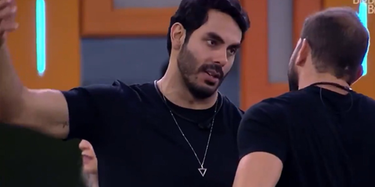 Rodolffo em conversa com Caio (Foto: Reprodução)