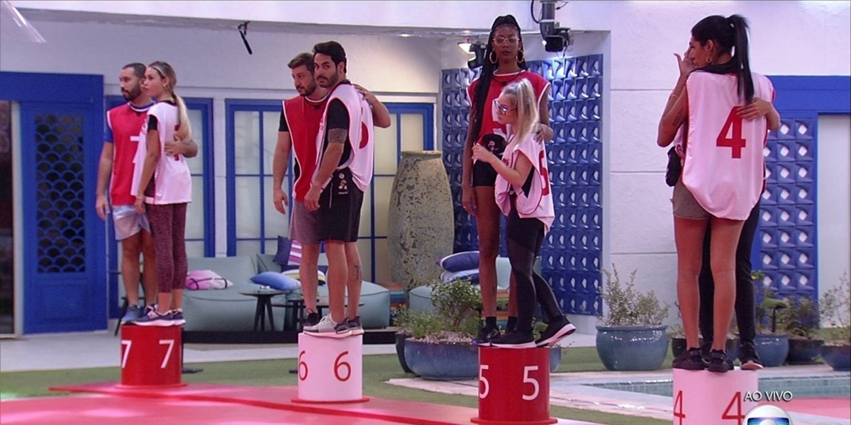 BBB21 iniciou com prova de resistência (Foto: Reprodução)