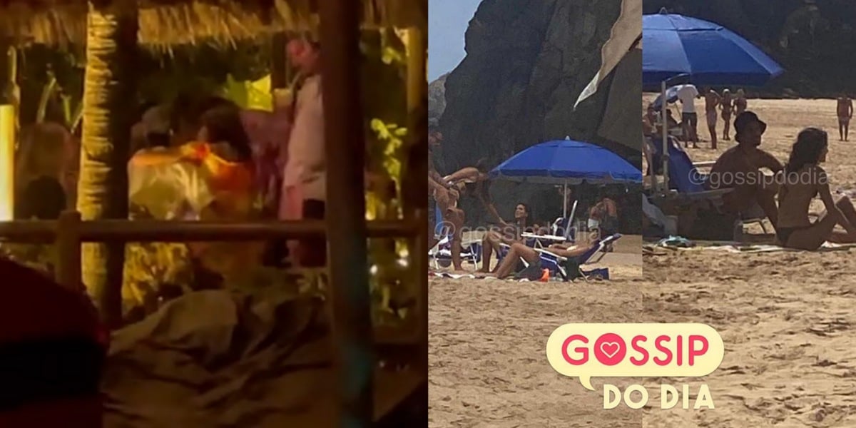 Bruna Marquezine e Enzo Celulari são flagrados aos beijos em Fernando de Noronha - Foto: Reprodução/Metrópole e Gossip do Dia