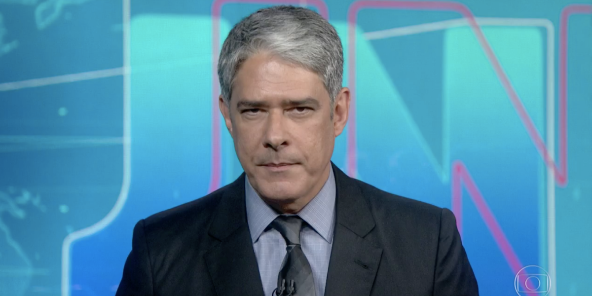 William Bonner é âncora do "Jornal Nacional", da Globo (Reprodução) 