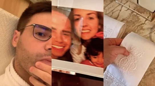 Luiz Bacci revelou presente que ganhou de suíte de hotel (Reprodução) 