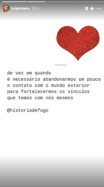 Ticiane Pinheiro desabafa sobre relação (Reprodução)