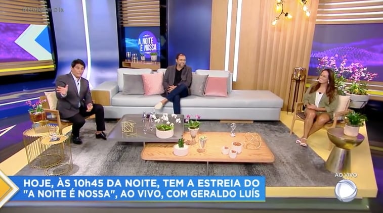 Geraldo Luis fala sobre estreia de "A Noite é Nossa", na Record (Reprodução)