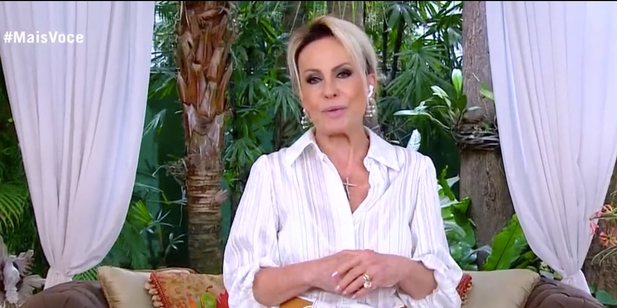 Ana Maria durante programa nesta sexta-feira, 22 (Reprodução)