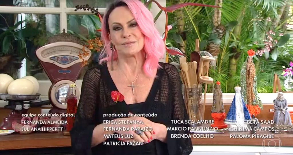 Ana Maria Braga fez comunicado ao final do Mais Você (Foto reprodução) 