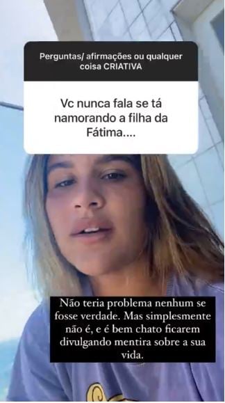 Giulia Costa abre o jogo sobre possível relação com Bia Bonemer (Reprodução) 