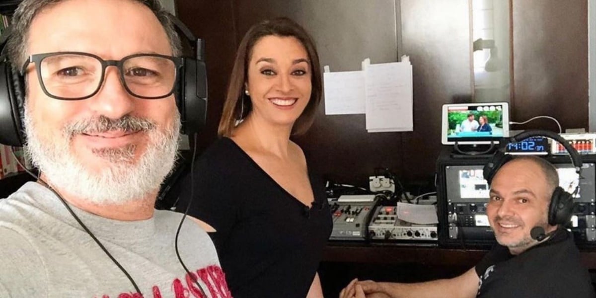 Catia Fonseca na época que estava apresentado o programa em casa (Foto: Reprodução)
