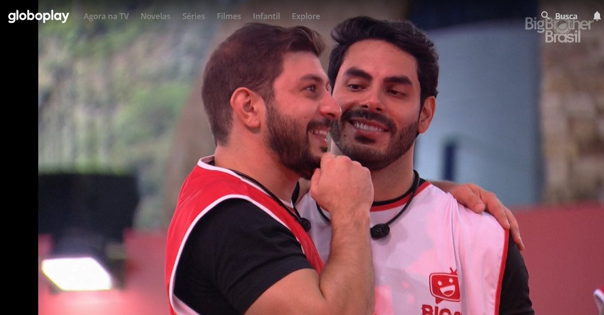 Caio e Rodolffo no BBB21 (Foto: Reprodução)