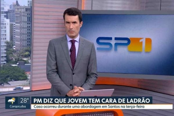 Fábio Turci durante o SP1, da Globo (Foto: Divulgação)