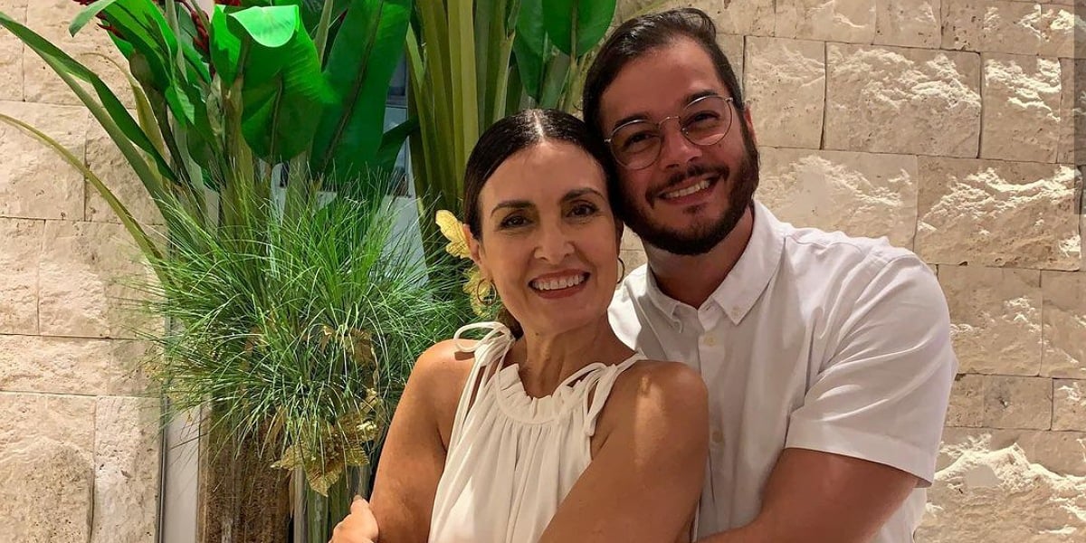A apresentadora Fátima Bernardes e o namorado, Túlio Gadelha. - (Foto: Reprodução)