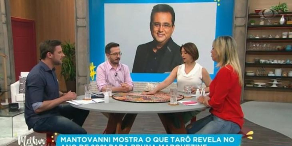 Geraldo Luís teve previsão realizada no programa de Catia Fonseca na Band (Foto: Reprodução)