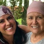 Graciele Lacerda ao lado da sogra Dona Helena (Foto: Reprodução)