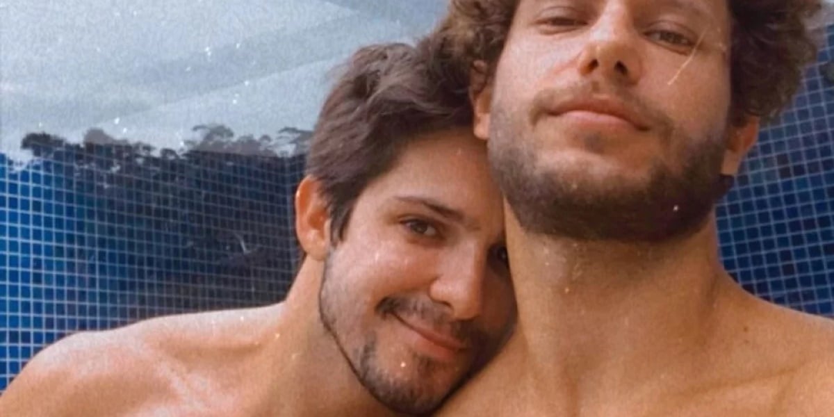 Igor Cosso e o namorado (Foto: Reprodução)