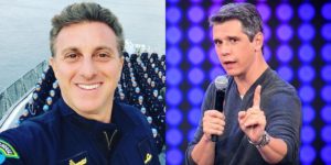 Luciano Huck causa geladeira de Márcio Garcia na Globo (Foto: Reprodução)