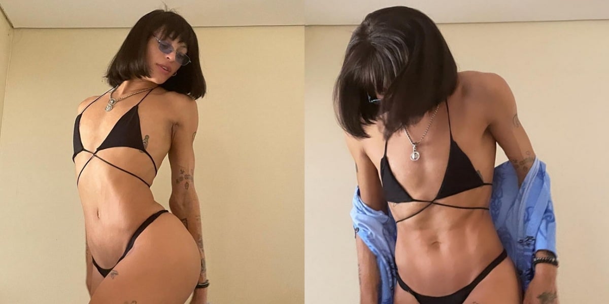 Cantora Pabllo Vittar posa de biquíni e corpo chama atenção da web - Foto: Reprodução/Instagram
