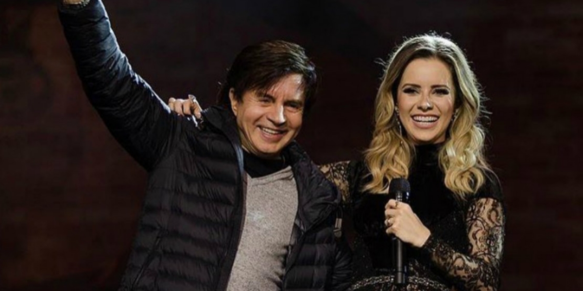Xororó e Sandy (Reprodução) 