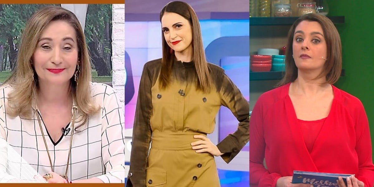 Sonia Abrão, Chris Flores e Catia Fonseca (Foto: Montagem/TVFoco)