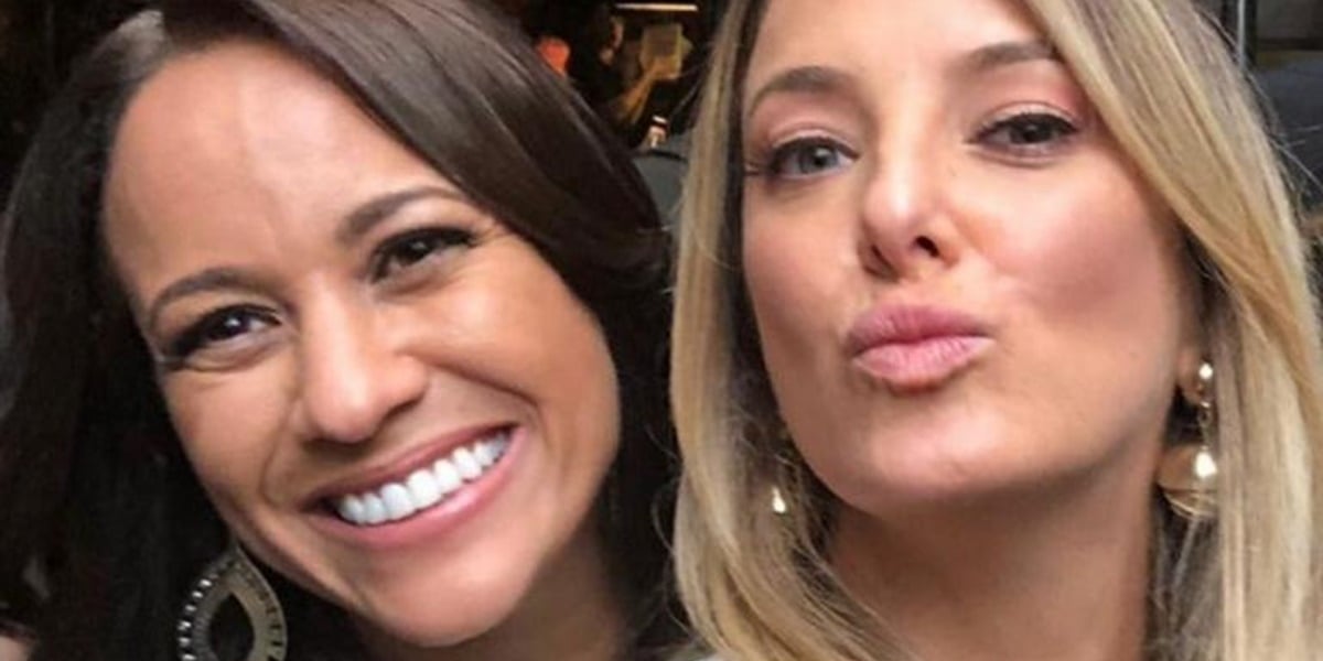 Renata Alves e Ticiane Pinheiro vivem em pé de guerra nos bastidores da Record (Foto: Reprodução)