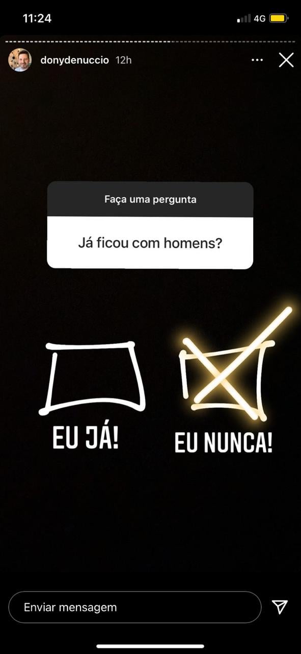 De Nuccio fala sobre sua vida pessoal (Reprodução)