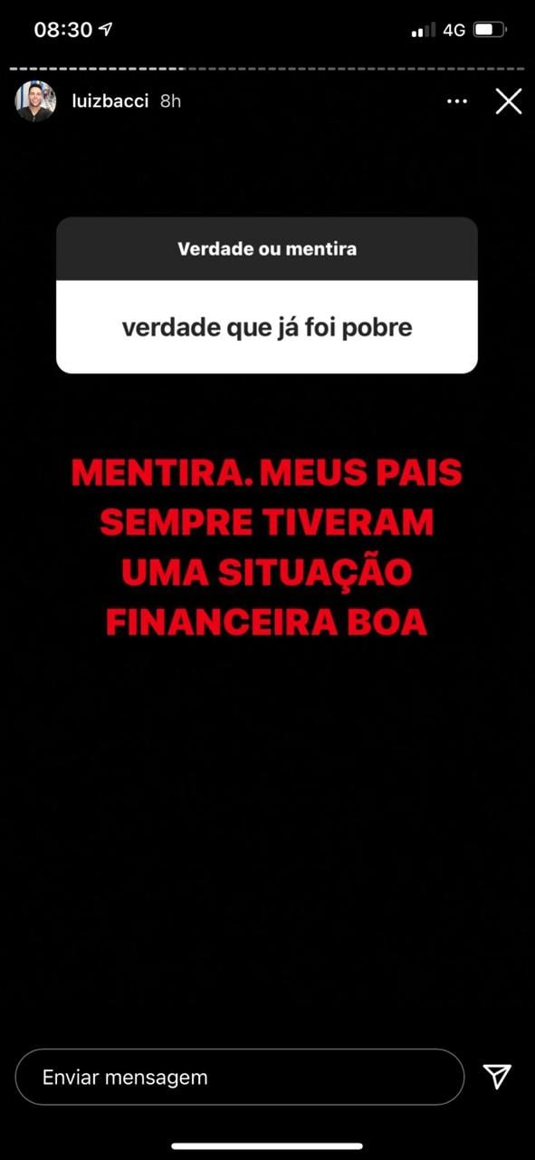 Luiz Bacci fala sobre vida pessoal e profissional (Reprodução)