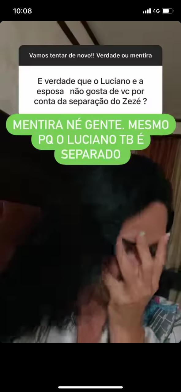 Graciele Lacerda fala sobre relação com família de Zezé (Reprodução) 