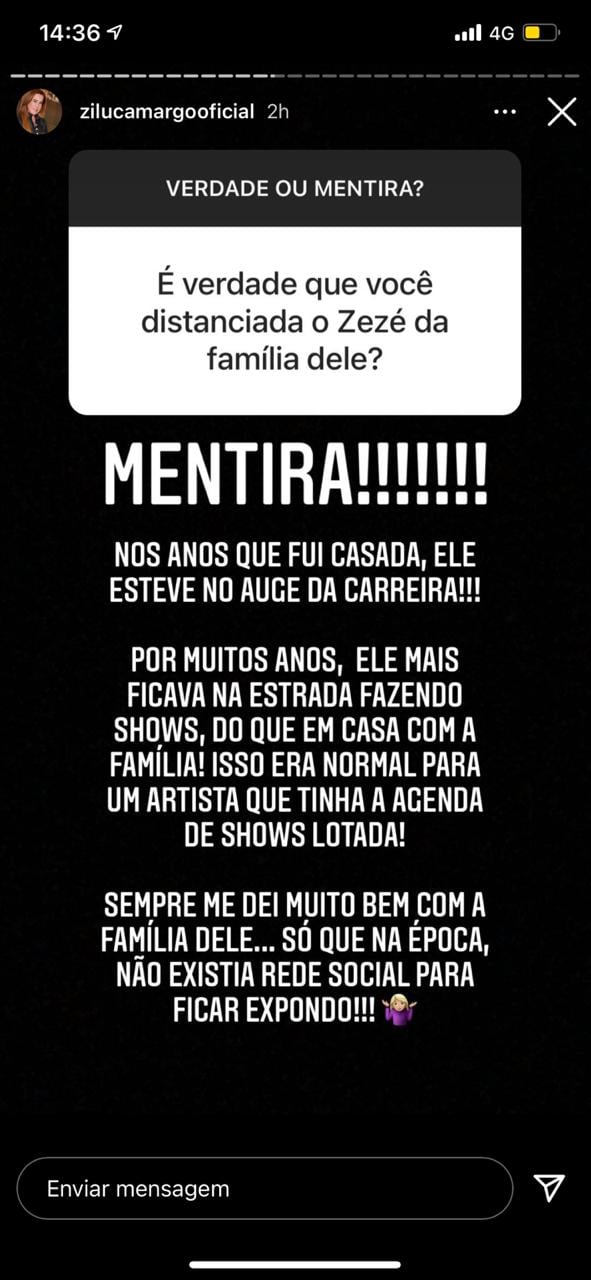 Zilu fala sobre vida íntima (Reprodução) 